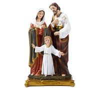 Estatua de la Sagrada Familia de 12 pulgadas - Estatuas católicas de pie de la Sagrada Familia con Niño Jesús, regalo religioso, figura de Jesús María José, adecuada para decoración religiosa y