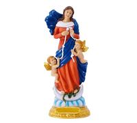 Estatua de la Señora de Gracia, Estatua de la Virgen María - Estatuilla de la Santísima Virgen Madre,Figura de la Santísima Virgen Madre Decoración del hogar Estatuas de María para soporte de TV, mesi