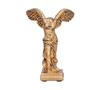 Estatua de la Victoria alada de Samotracia, Escultura de la Diosa Escultura de Resina de la Diosa Griega de la Victoria con Almohadilla Antideslizante para la decoración(BS1058-S-cobre)