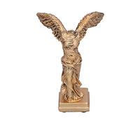 Estatua de la victoria alada de Samotracia, innovadora estatua de busto de cabeza de resina para decoración del hogar romano con almohadilla antideslizante para la oficina en el (BS1058 pequeño color