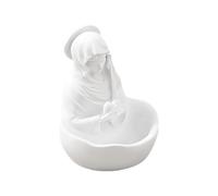 Estatua de la Virgen María - Figura conmemorativa de la Madre María, Estatua Religiosa Santísima Bendita | Nuestra Señora de Gracia Soporte de para Bautizo Entrada Mesa de Comedor Estante de