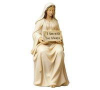 Estatua de la Virgen María para Escritorio - Decoración Clásica En Resina,Figura de la Virgen para Mesa de Trabajo | para Meditación y Relajación en Comedor, Repisa, Alfeizar, Iglesia, Sala de