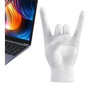 Estatua de mano Rock'n'Roll, estatua de gestos, escultura de mano, estatua de dedos, escultura de mano moderna con texto "I Love You", cartel de mano para decoración del hogar, estética, regalos para