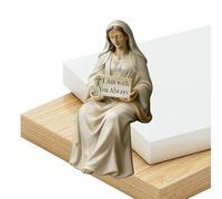 Estatua de María - Escultura de la Santa Virgen, exhibición devocional cristiana | Figura de dama serena, acento del altar del hogar de la iglesia, recuerdo conmemorativo de adoración espiritual que o