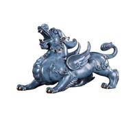 Estatua de Mesa de Feng Shui Color de Lujo Ornaments Home Sala de Estar Fortuna Atracción Feng Shui Decoraciones Hotel Apertura Apertura de la Suerte Decoración de Budas (Color: Derecho, Tamaño: