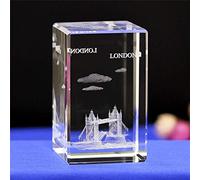 Estatua de Modelo de Cristal Estatua 3D Figuras de Grabado Famosa Escultura Escultura colección Artes de artesanios decoración del hogar Adorno, colección de Arte árabe Burj al árabe colección