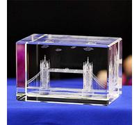 Estatua de Modelo de Cristal Estatua 3D Figuras de Grabado Famosa Escultura Escultura colección Artes de artesanios decoración del hogar Adorno, colección de Arte árabe Burj al árabe colección