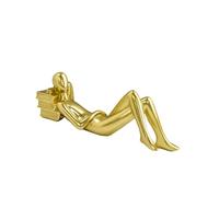 Estatua de mujer con resinas elegantes que piensan en la lectura abstracta para decoración de estantería y decoración de escritorio