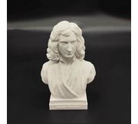 Estatua de Newton Científico Einstein Busto Estatua Impresión 3D Figura Galileo Figura Madame Curie Escultura Tesla para sala de estar, hogar, escritorio, decoración Tesla Collection Figura Hawking