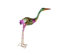 Estatua de pájaro de hierro hecha a mano con estilos antiguos para festivales, fiestas, pasillos, decoración, fácil instalación, resistente a la intemperie, adornos de césped de hierro