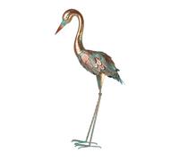 Estatua de pájaro de hierro hecha a mano de estilos antiguos para festivales, fiestas, pasillos, decoración, fácil instalación, estatua de pájaro de hierro para jardín