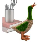 Estatua de Pato - Figura Coleccionable de Resina, Pieza de de Mesa, Escultura Decorativa artística para el hogar, decoración temática navideña Premium | de Pato para Escritorio