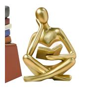 Estatua de Pensador Abstracto, Escultura de Hombre de Pensamiento estético, Figura de Resina Moderna, de Arte de Resina Resistente, Acento de decoración del hogar, exhibición de Mesa de Estante