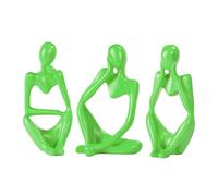 Estatua de pensador BMLCGJ, decoracin dorada, escultura de arte abstracto, figuras coleccionables de resina dorada para el hogar, sala de estar,