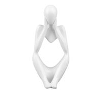 Estatua de pensador de resina Figura de pensador abstracto