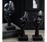 Estatua de pensador Prosfalt, 3 piezas, esculturas modernas de resina para el hogar, figuras coleccionables para la oficina, estanter a, decoraci