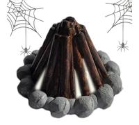 Estatua de perro caminando fantasma, decoración fantasma de Halloween | Pequeña estatua fantasma de resina Figura fantasma de fuego de - Figura fantasma, figuras de Halloween para computadoras de