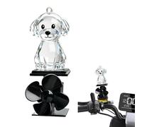 Estatua de perro genérica | Escultura iluminada de moto | Figura de animal eólico - para motocicletas, scooters y bicicletas, manillar al aire libre de conducción para hombres y mujeres