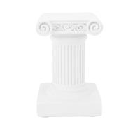 Estatua de pilar romano de paz y pureza, elegante columna de resina blanca para boda, hogar con ángeles, rama de olivo (7126D-1101)