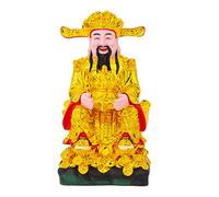 Estatua de Resina CAI Shen, Dios de la Riqueza y la Fortuna, decoración Feng Shui para el hogar. Figuras y esculturas de CAI Shen, Tsai Shen Yeh. Reg