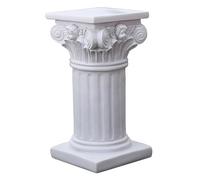Estatua de resina de columnas griegas - Pilar romano pequeño y ligero | Columna griega del pilar romano | Decoraciones de mesa de columna romana blanca, estatuilla de resina para bodas, cumpleaños, ce