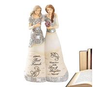 Estatua de Resina de la Amistad - estatuilla, Regalo conmemorativo, Ornamento Decorativo | Escultura de Escritorio para el hogar, Oficina, Sala de Estar, jardín, de Amigos, Uso de exhibición