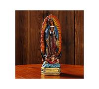 Estatua de Resina de Nuestra Señora de Guadalupe, Estatua de María Católica de 8 Pulgadas, Figura de Nuestra Señora de Guadalupe para Decoración de Mesa, Regalo Religioso,
