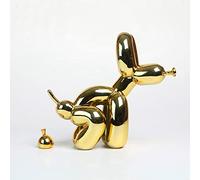 Estatua De Resina, Globo De Caca Chapado En Oro, Decoración Para Perros, Adornos Para El Salón, Figuritas De Mesa De Arte Creativo, Decoración Del Hogar,A-1