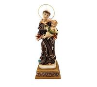 Estatua de San Antonio de Padua 35 cm de resina - producto artesanal