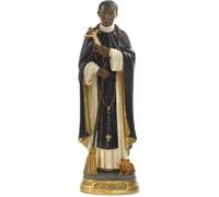 Estatua de San Martín de Porres de resina (12,6)