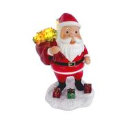 Estatua De Santa Claus Para Interior - Decoración De Navidad Con Luces,Decoración De Mesa De Resinas De Santa Claus - Para Hogar Mesa Repisa Estantería Fiesta Año Nuevo Vacaciones Interior