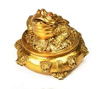 Estatua de Sapo de Oro de Cobre Puro, estatuilla de Sapo, estatuilla Moderna para el hogar, Sala de Estar, Tienda de decoración, Muebles Feng Shui, Adornos, decoración, Regalos de Cornucopia