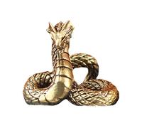 Estatua de serpiente pequeña | Decoración animal para interiores | Accesorio de escritorio para ti y casa para exponer en mesilla de noche, estantería, biblioteca vitrina | Complemento de decoración