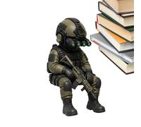 Estatua De Soldado,Mini Coleccionables Impresos En 3D,Decoración Realista Para Escritorio De Operador | para el hogar, oficina, vitrina, entrada, monitor, PC, sala juegos, hombres, fans y veteranos