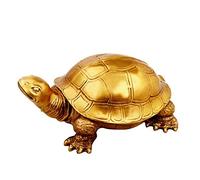 Estatua de Tortuga de Bronce Escultura latón Animal estatuilla Tortuga figurita de decoración Moderna de la Sala de Estar de la Sala de Estar de la Sala del Dormitorio de la Suerte del Feng Shui