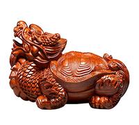 Estatua de Tortuga dragón, figuritas de Prosperidad y Riqueza, Escultura Coleccionable, Regalos de Buena Suerte, decoración de Mesa para Mascota, Adornos