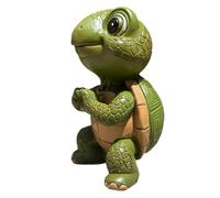 Estatua de Turtle Garden, Turtles Statue, 3,94 pulgadas Compact and Shatterproof Build, Home Decor Lawn Ornaments for Desk Indoor Bedroom Balcony Living Room Pond Patio Yard Porch Birthday