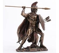 Estatua de Unicornio Veronese Studio Rey Leonidas Guerrero Griego de Esparta