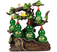 Estatua de Wu Lou Feng Shui Deidades taoístas Hulu Decoración Prosperidad Buena Suerte Calabaza Feng Shui Tesoro Regalos de inauguración Decoración del hogar