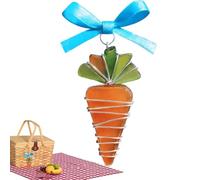 Estatua de Zanahoria de Pascua | Decoración Adorable de Acrílico 2D Plana | Figura de Conejo para Decoración de Pascua,para Mesa de Comedor, Repisa de Chimenea, Mesita de Noche, Padres, Abuelos y Boda