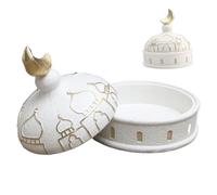 Estatua Decorativa - Figura en Miniatura de la Mezquita, Elemento arquitectónico Coleccionable, Acento de exposición de Mesa, decoración del hogar, categoría, salón, CAM