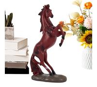 Estatua del Año del Caballo 2026 - Figura de Resina del Zodiaco Chino para Año Nuevo Lunar | Feeng Shuii Riqueza y Éxito Decoración para Escritorio de Oficina | Regalo auspicioso del Festival de