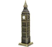 Estatua del Big Ben Modelo de Arquitectura de Inglaterra Big Ben Torre de Reloj Estatua Coleccionable Turismo Recuerdo Decoración de Escritorio