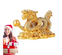 Estatua del Dragón - Estatua del Dragón Cornucopia del Dragón del Zodíaco de la Moneda | Dragón Chino en una Antigua Figura de Moneda para atraer Dinero y Buena Suerte.