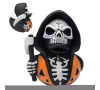 Estatua del esqueleto de pato objetos de colección gótica Decoración del hogar Halloween Cruscotto Biblioteca | Patos góticos: figura coleccionable Estatua ornamental de la colección coleccionable con