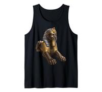 Estatua del faraón de la esfinge egipcia Antiguo Egipto Arqueología Arte Camiseta sin Mangas