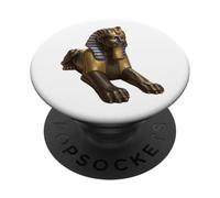 Estatua del faraón de la esfinge egipcia Antiguo Egipto Arqueología Arte PopSockets PopGrip Adhesivo