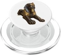 Estatua del faraón de la esfinge egipcia Antiguo Egipto Arqueología Arte PopSockets PopGrip para MagSafe