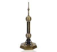 Estatua Del Modelo De La Torre De TV De La Perla Oriental, 7.1 Pulgadas De Metal, Modelo De Construcción De Monumentos Famosos Del Mundo, Decoración De La Torre De La Perla Oriental, Modelo De Réplica