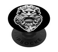 Estatua del Rey Dios Griego Zeus PopSockets PopGrip Adhesivo